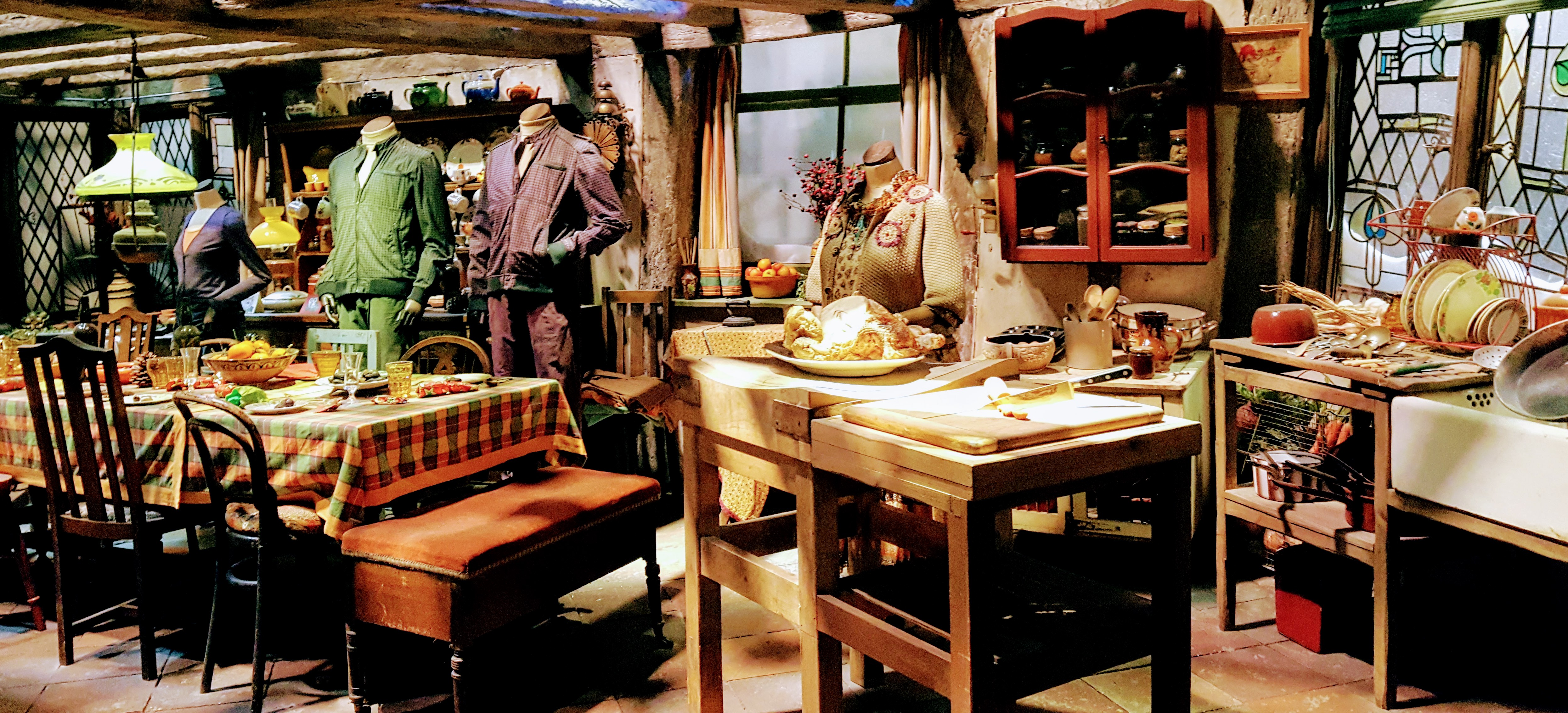 Die Küche der Weasleys in der Warner Bros. Studio Tour London
